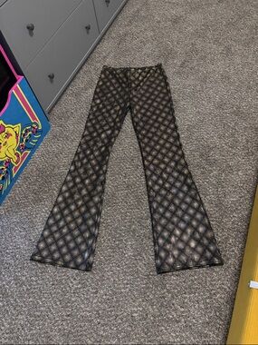Stonewear pants rave Coachella festival large Y2K MADE IN USA paper tag shimmery